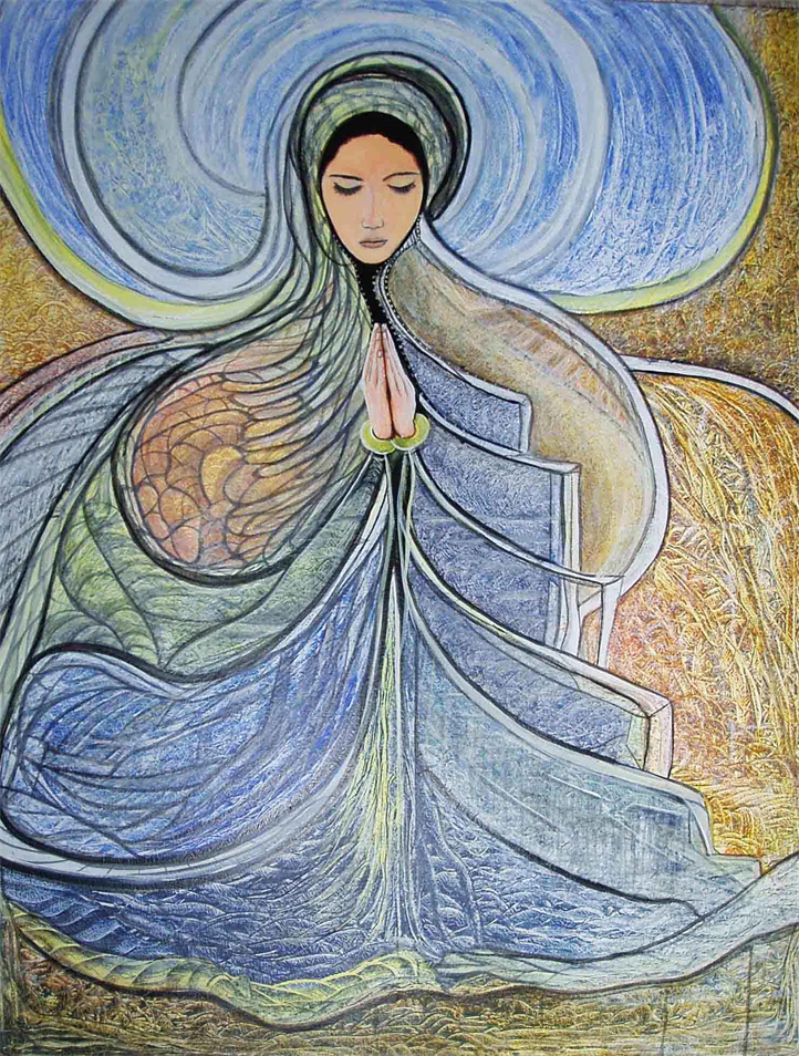 "Virgin of Paths"
Makes Miracles,
Famous Paintings
Austin Art Museum.